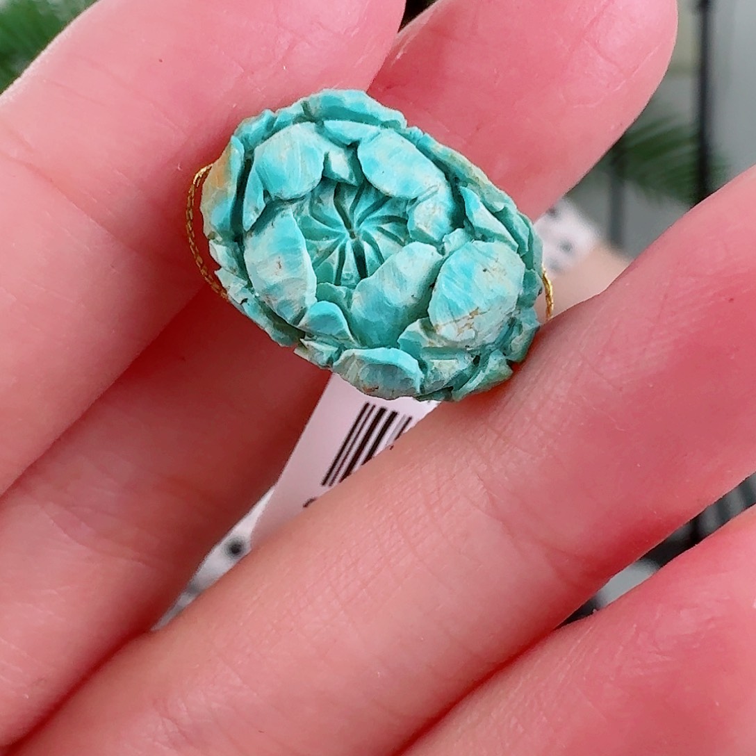 未镶嵌绿松石珠宝奇石