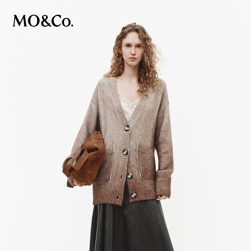 【全球代言人 张曼玉同款】MOCO毛衣外套2026春新品MBF1CAR020