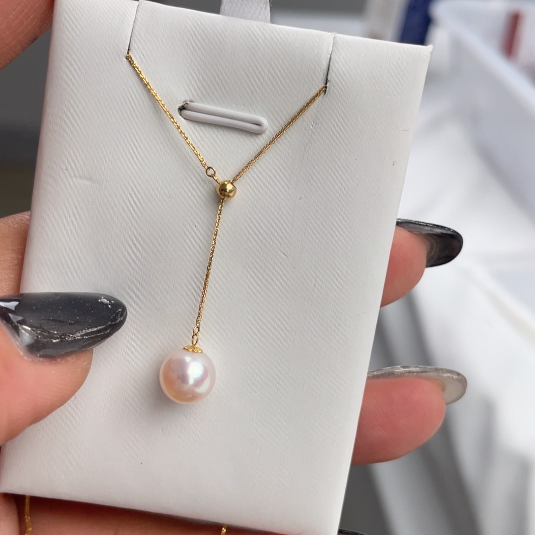 海水珍珠颈饰18K金镶嵌