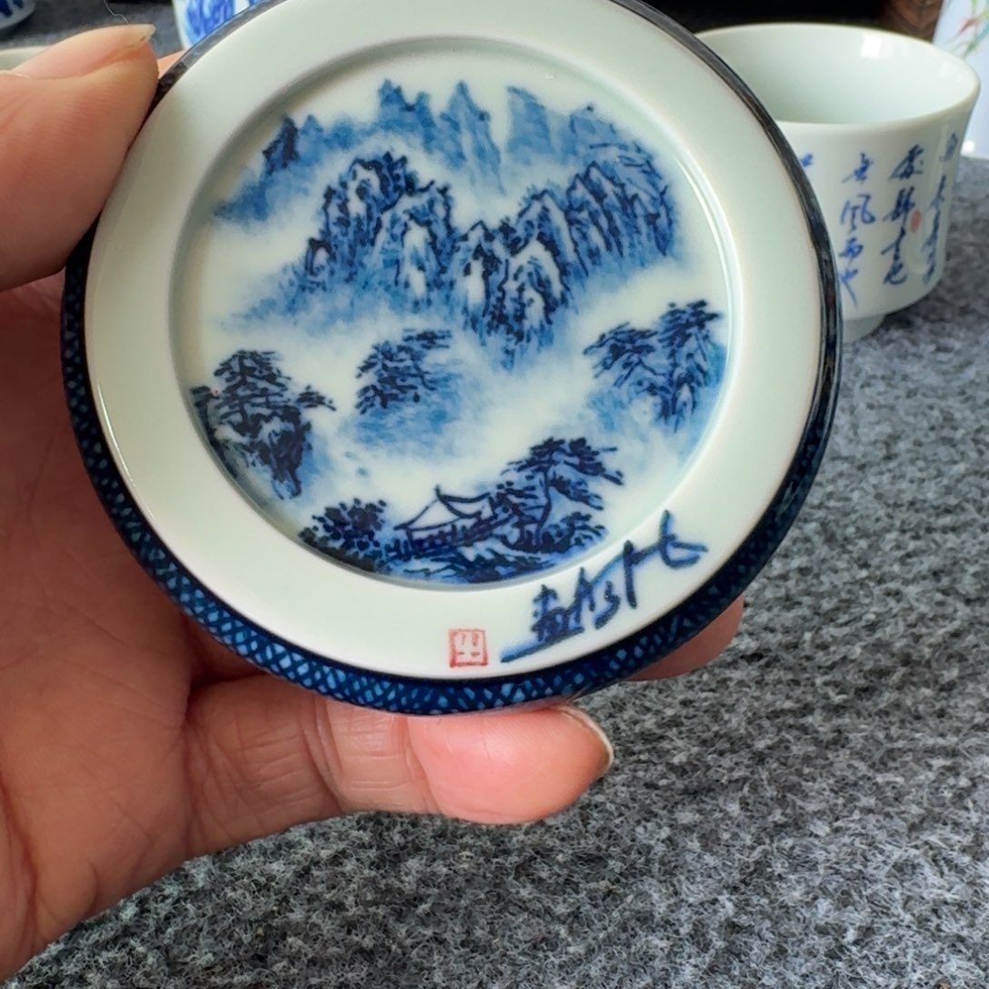 现代景德镇陶瓷手绘茶具