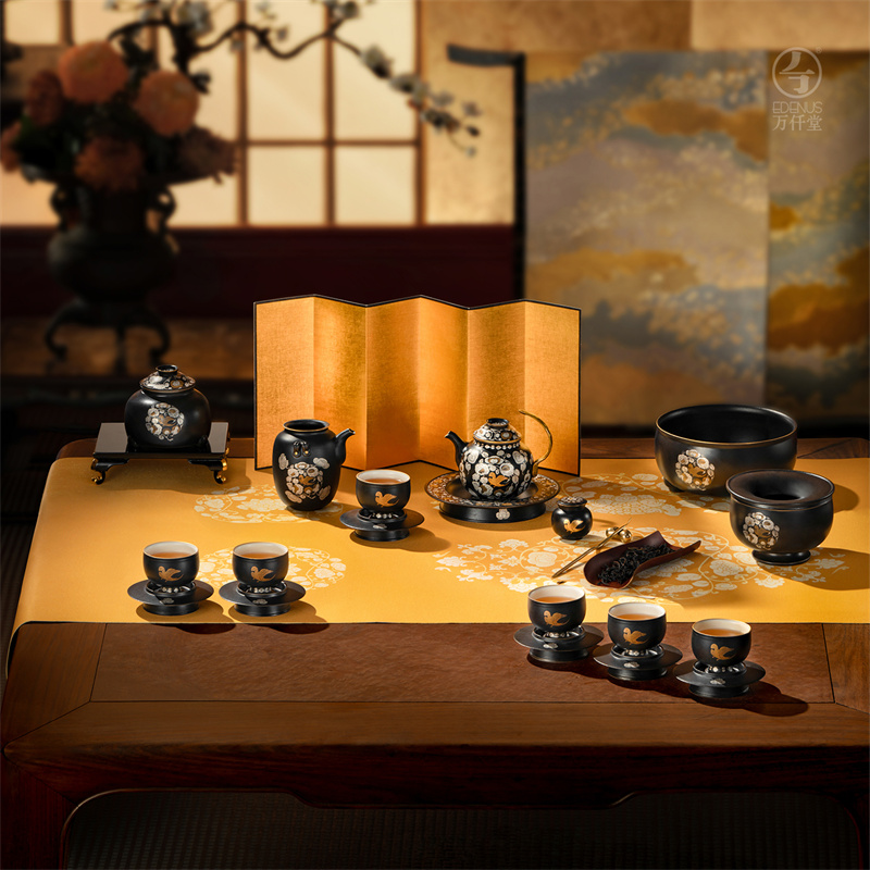 【万仟堂】大唐茶宴成套功夫高档茶具家用送礼轻奢高端茶具礼盒装