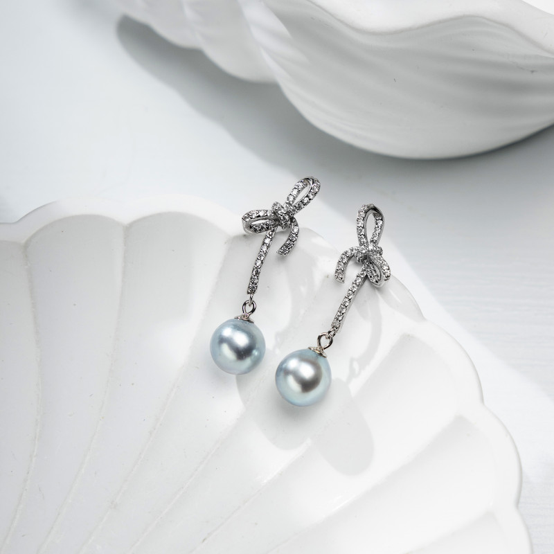 海水珍珠耳钉-XT5066|BZZ4