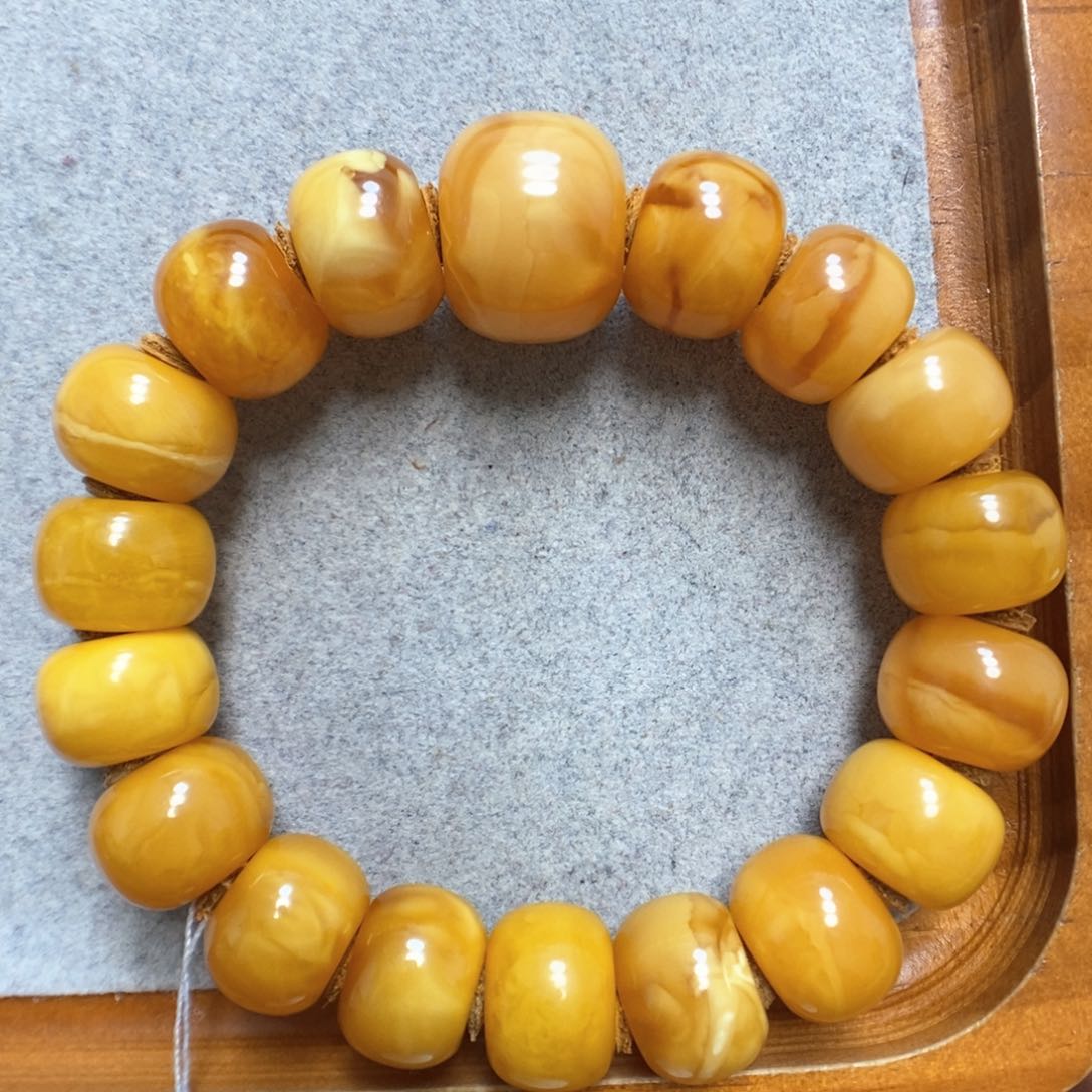 蜜蜡手串未镶嵌蜜蜡手串