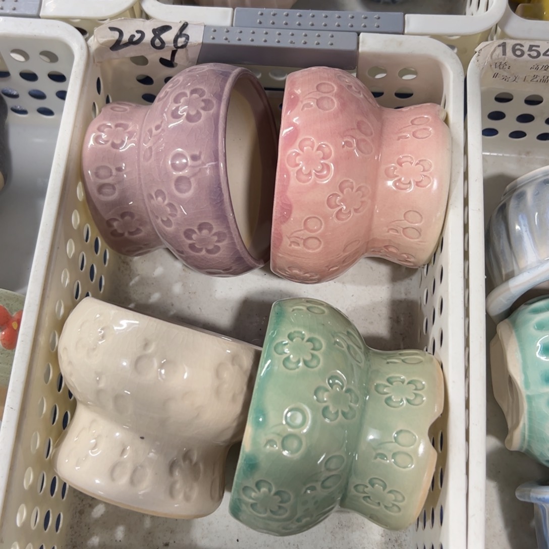  陶瓷多肉小花盆@@2086