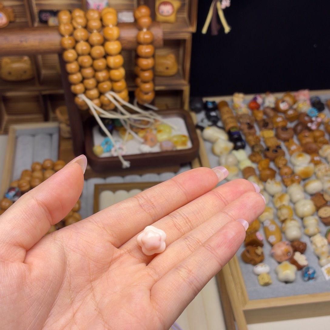 顺***真猴头核桃手串星星粉贝