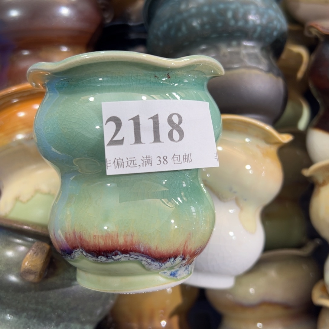 红陶景德镇手工花盆