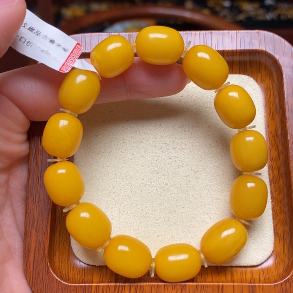 【闪购商品】蜜蜡手链未镶嵌手串 