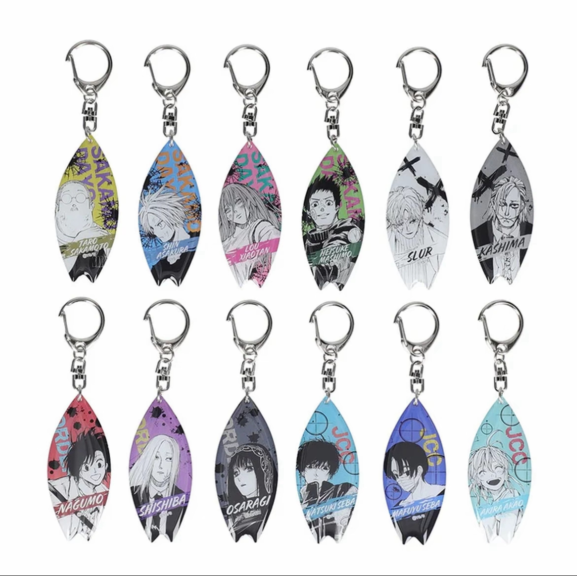 【坂本日常】js亚克力冲浪挂件