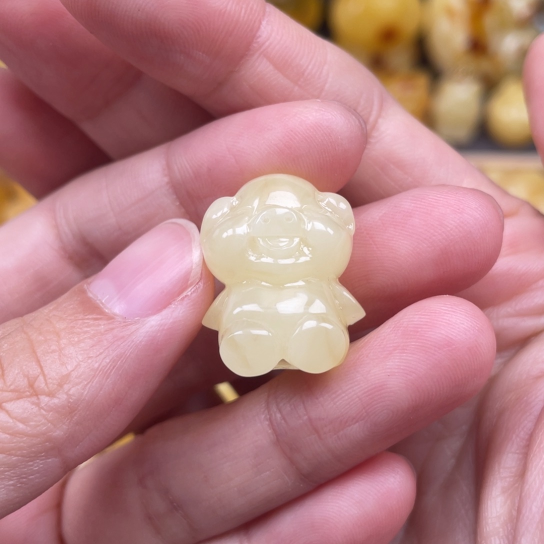 裸石琥珀未镶嵌蜜蜡
