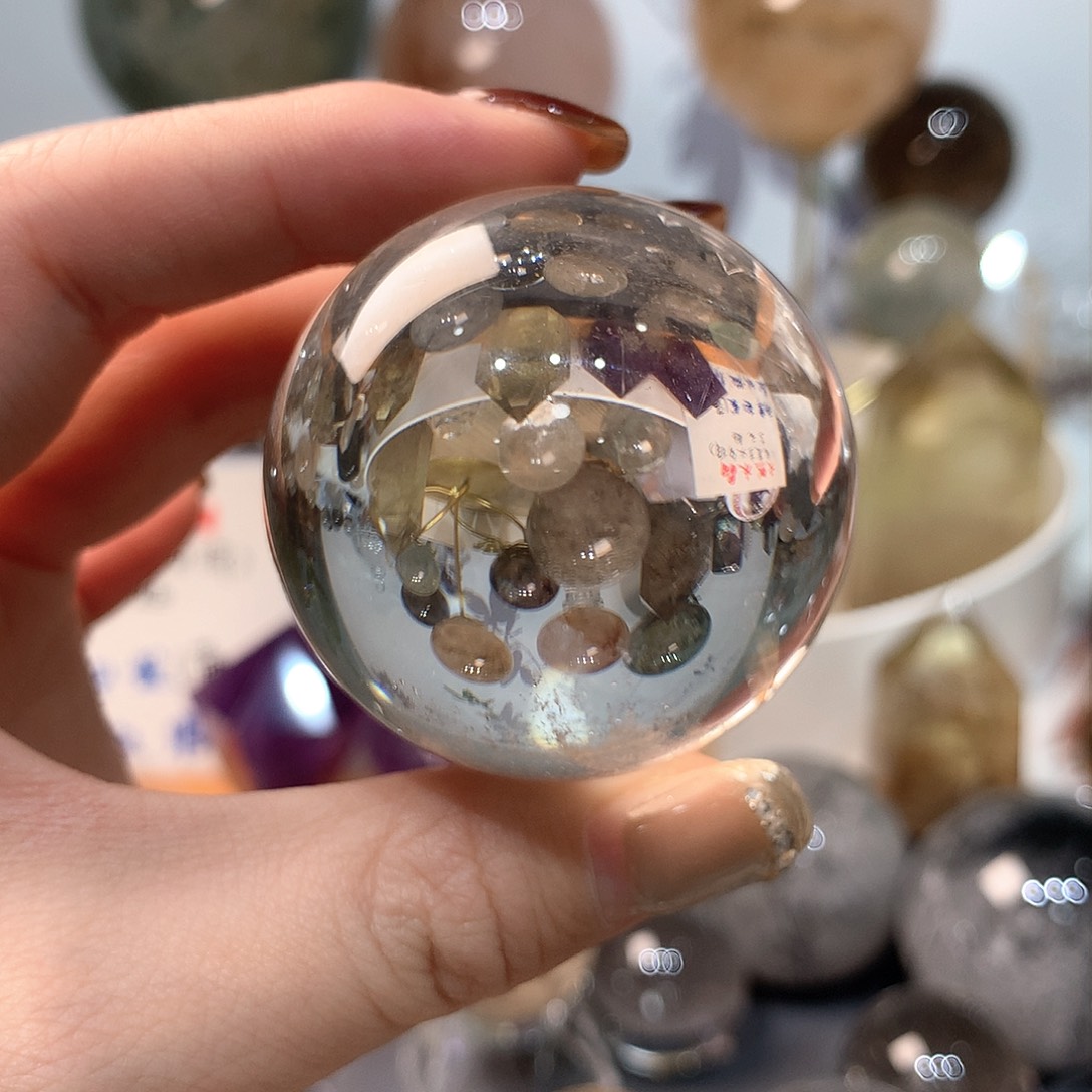 水晶水晶球未镶嵌来****5水晶球