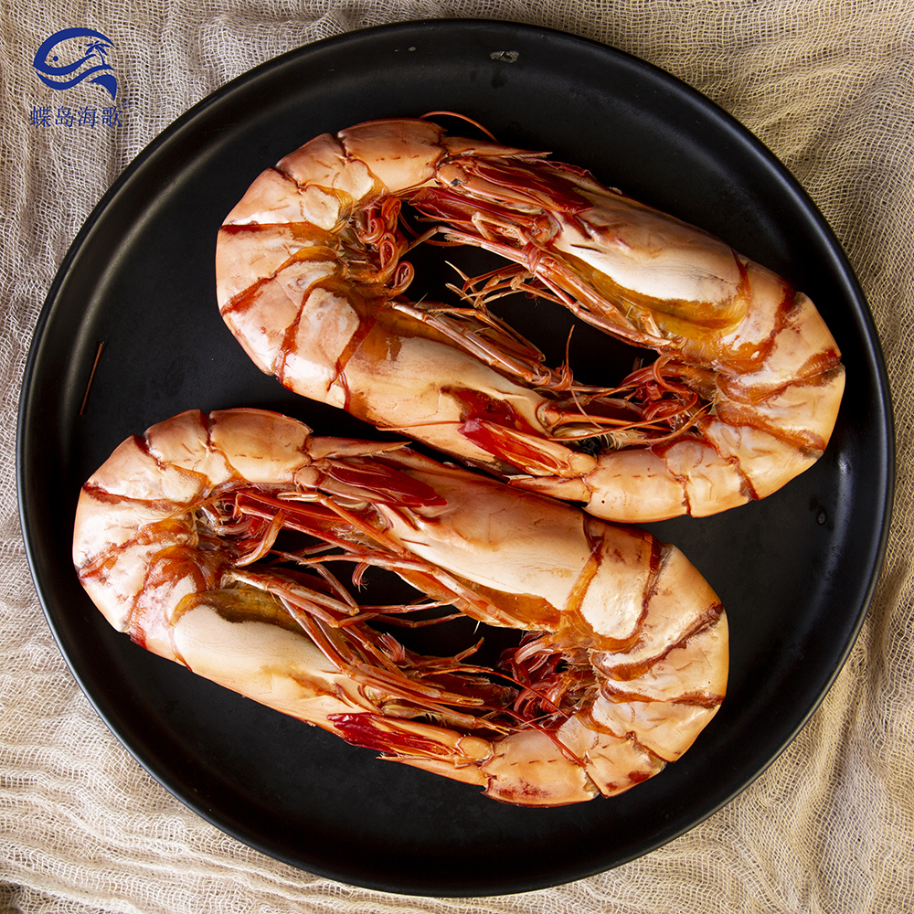 【粉丝福利】蝶岛海歌九节虾干零添加即食海鲜休闲办公室零食大虾商品图