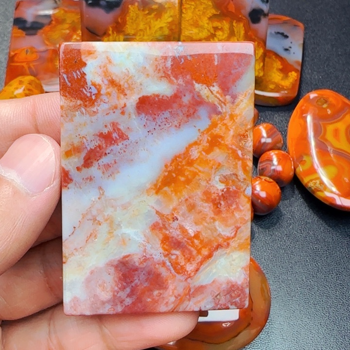 玛瑙/玉髓未镶嵌玛瑙小***草