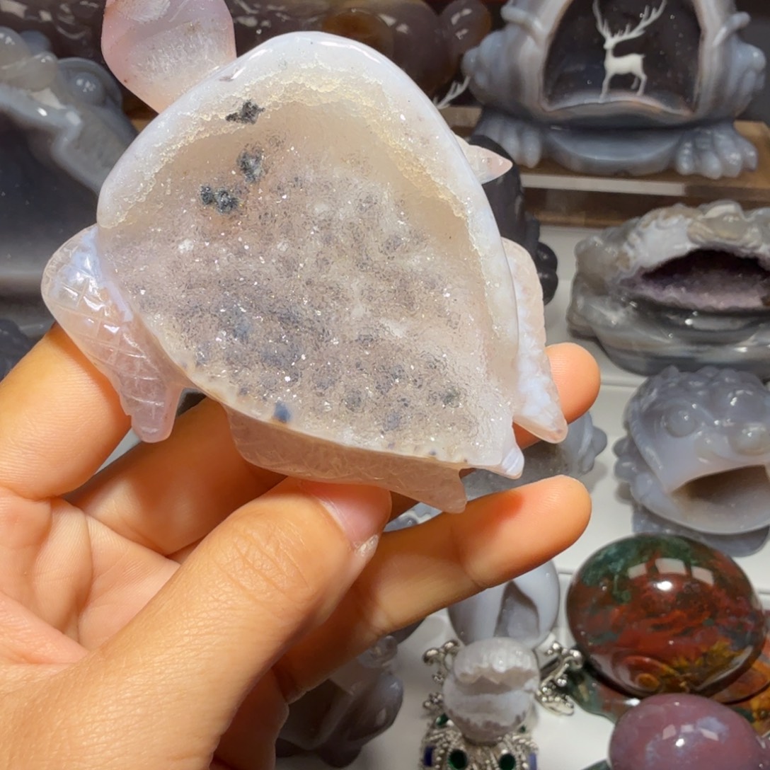 玛瑙/玉髓未镶嵌摆件