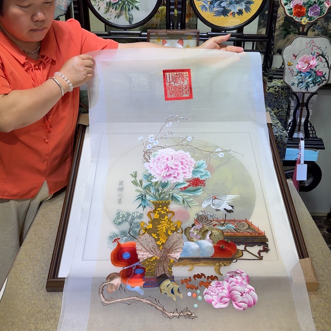 刺绣刺绣工艺精湛独特设计理念是