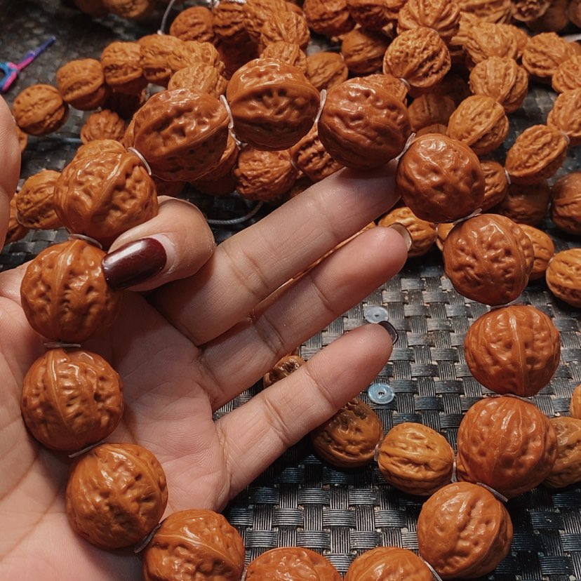 【闪购商品】文玩核桃吊坠童****锋光头