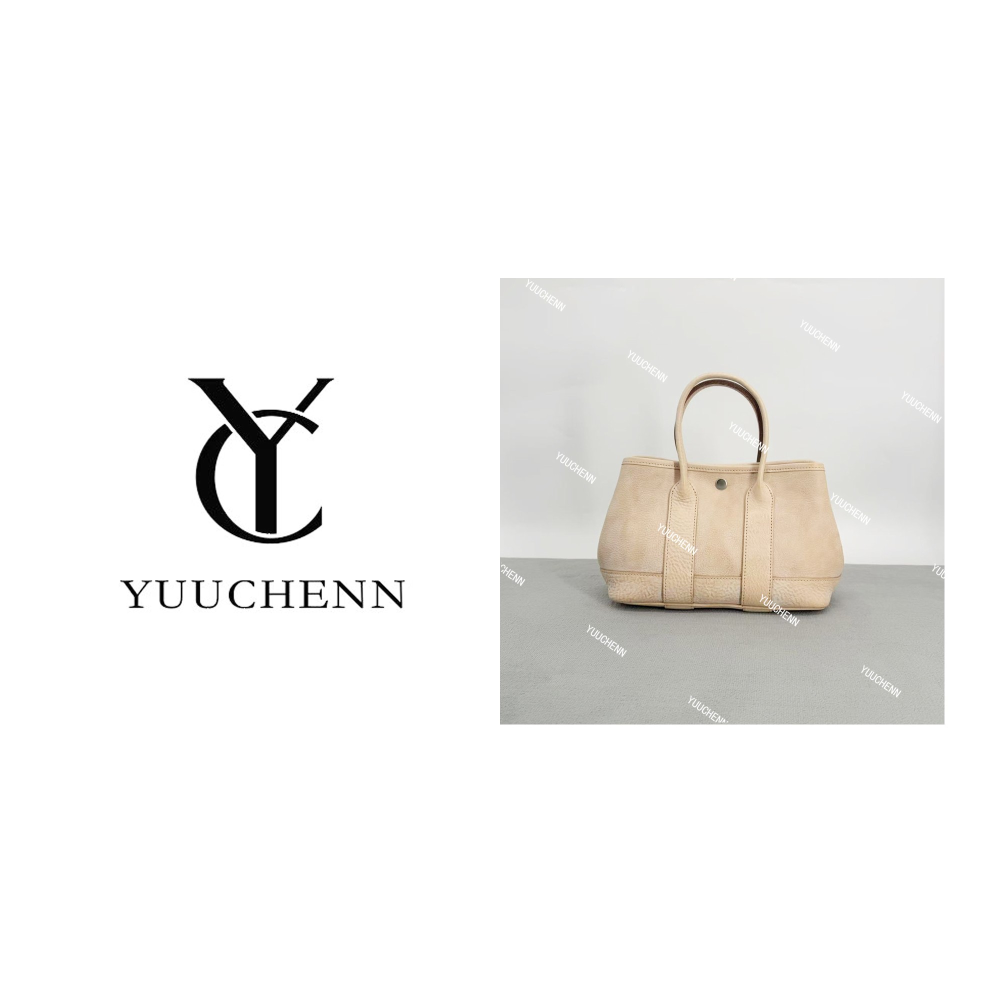 YUUCHENN【花园包】26cm原创设计高定真皮包 HH7471