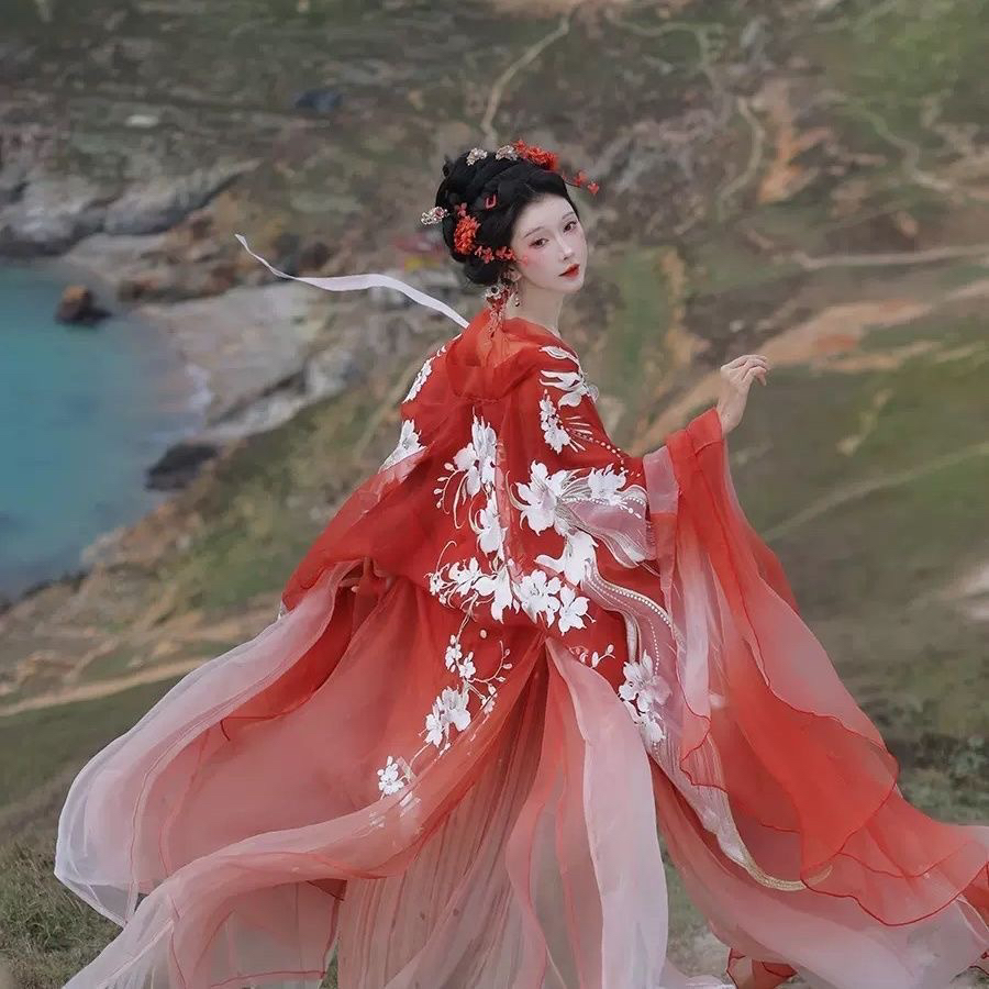 双春十三万象第八篇香雪兰重工 刺绣大袖衫齐胸汉服裙超仙