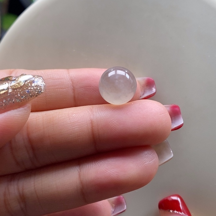 翡翠吊坠(不含链)未镶嵌翡翠高冰茶珠卡12