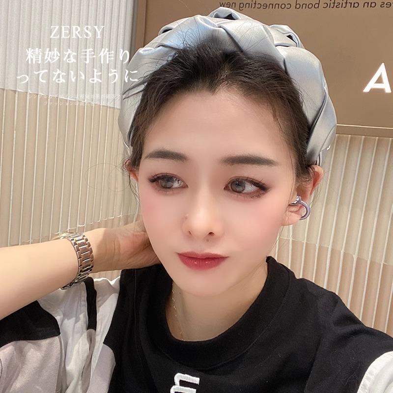 时尚复古法式编织简约发箍女款高级时尚外出百搭头箍发卡头饰发饰