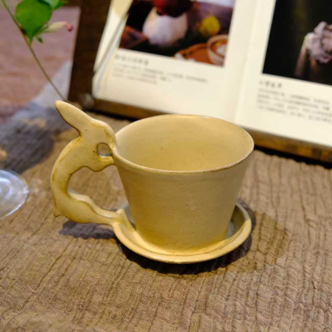 小喜宅 自在小暖兔兔咖啡杯（容量约150ml）