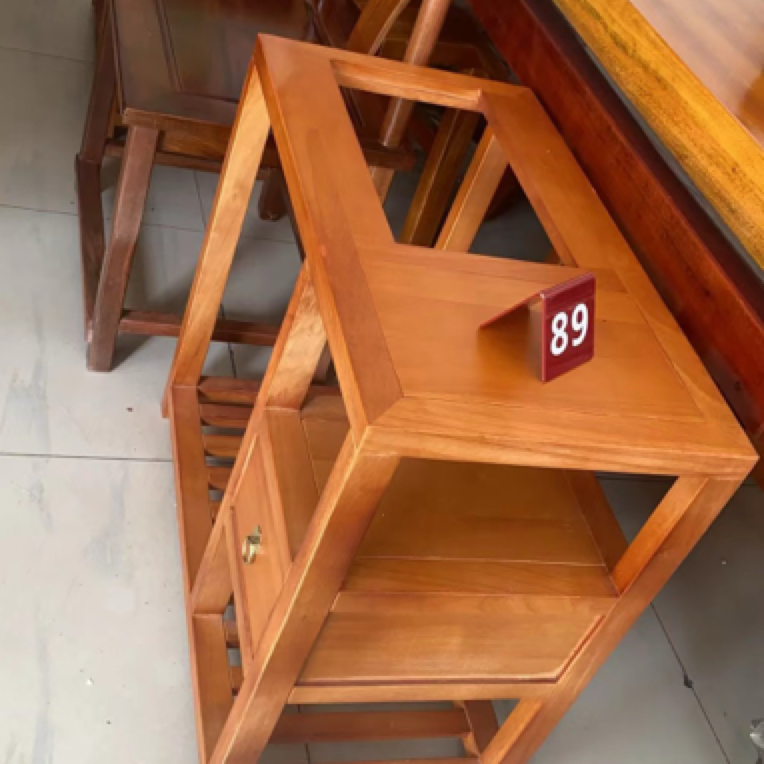 实木中式茶水架置物架茶几边几角几小茶桌66x 37x63