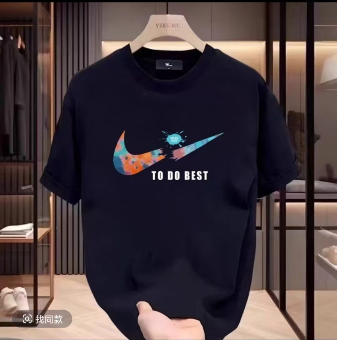 夏季男士宽松潮牌休闲短袖T恤百搭小众运动上衣