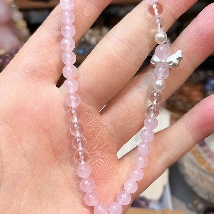 水晶手链未镶嵌粉水
