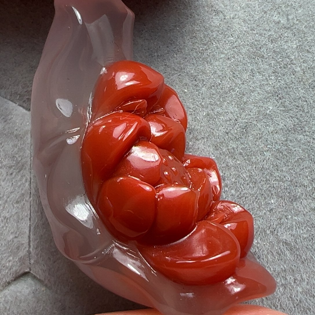 南红玛瑙未镶嵌吊坠