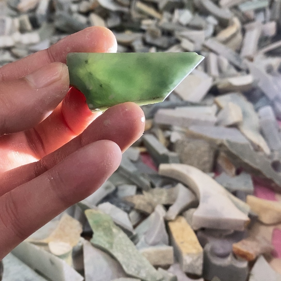 翡翠散珠天然缅甸翡翠a货29