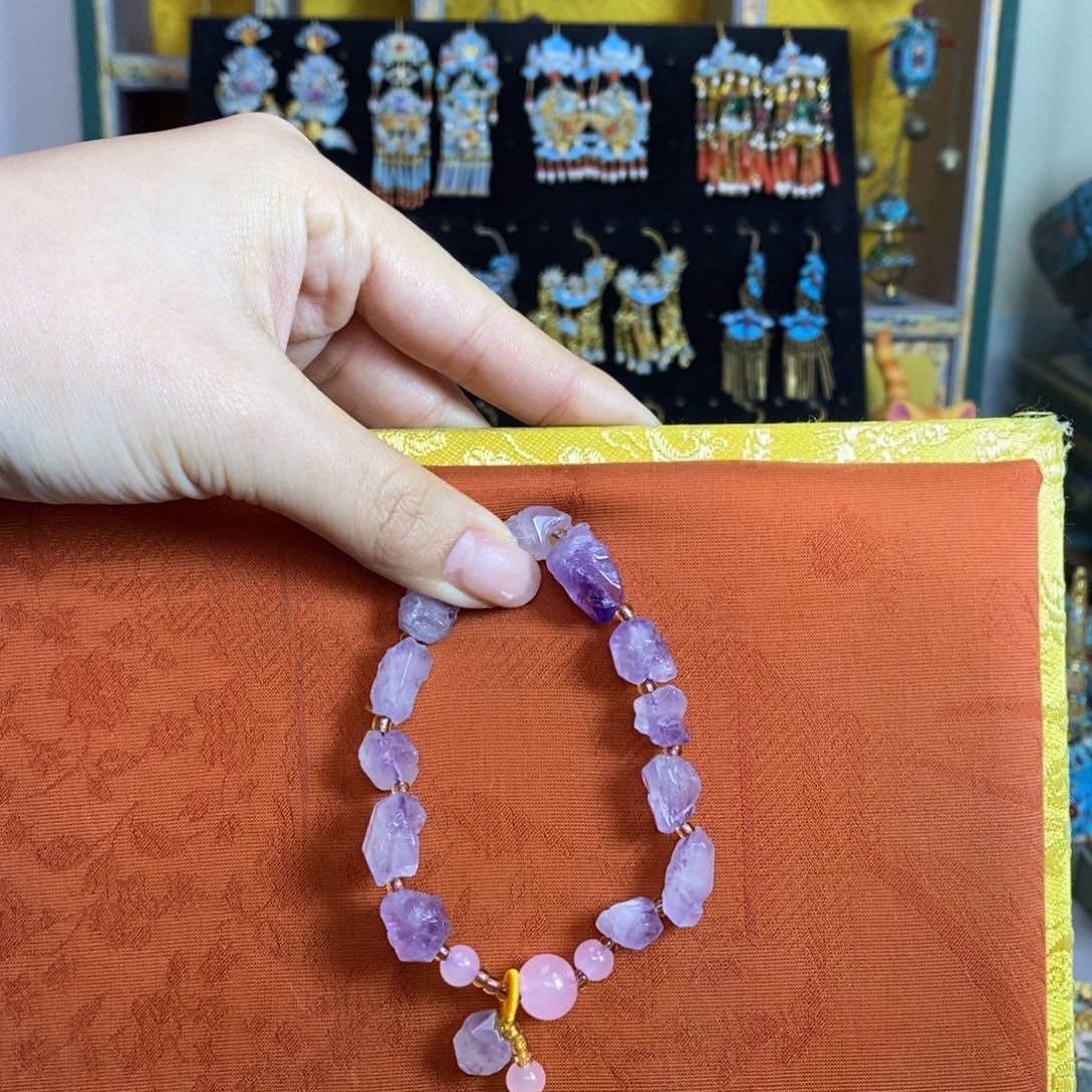 珠宝半成品未镶嵌紫晶