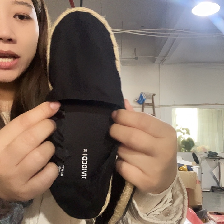 黑色布鞋36码发1双装