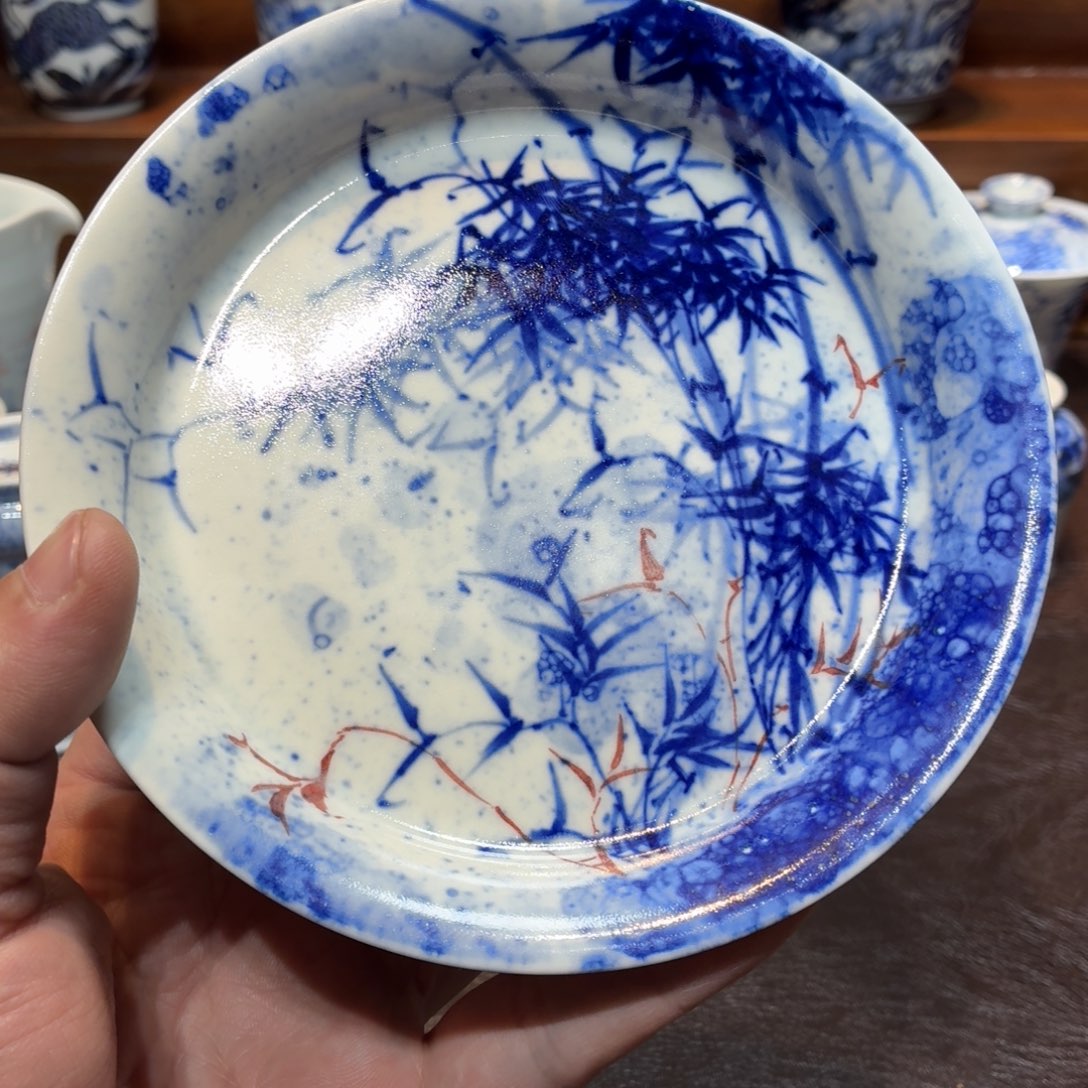 饭***桶景德镇纯手工手绘陶瓷