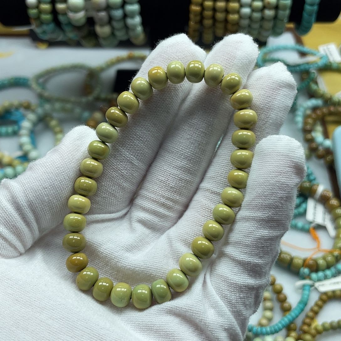 未镶嵌绿松石珠宝奇石栗*