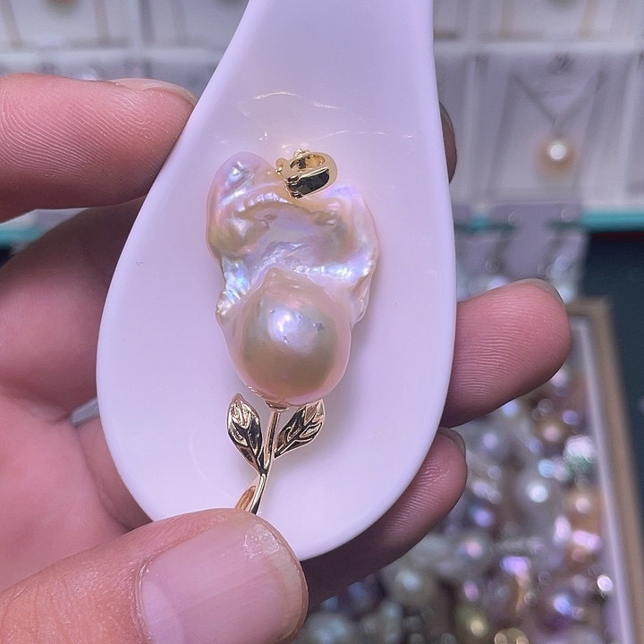 颈饰合金淡水珍珠60