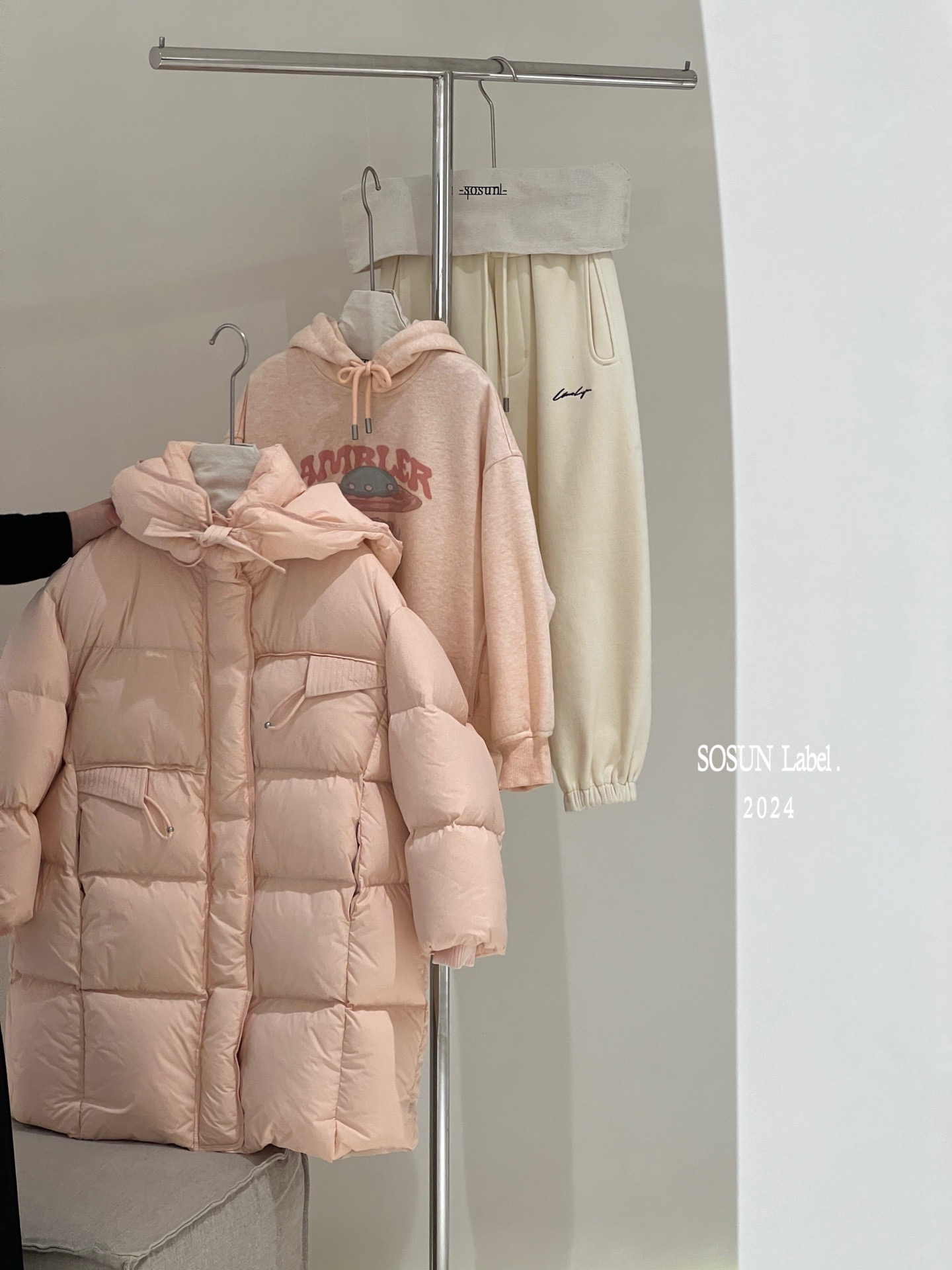 女童纯色加厚拉链带帽女保暖休闲羽绒服长款韩版秋冬冬季