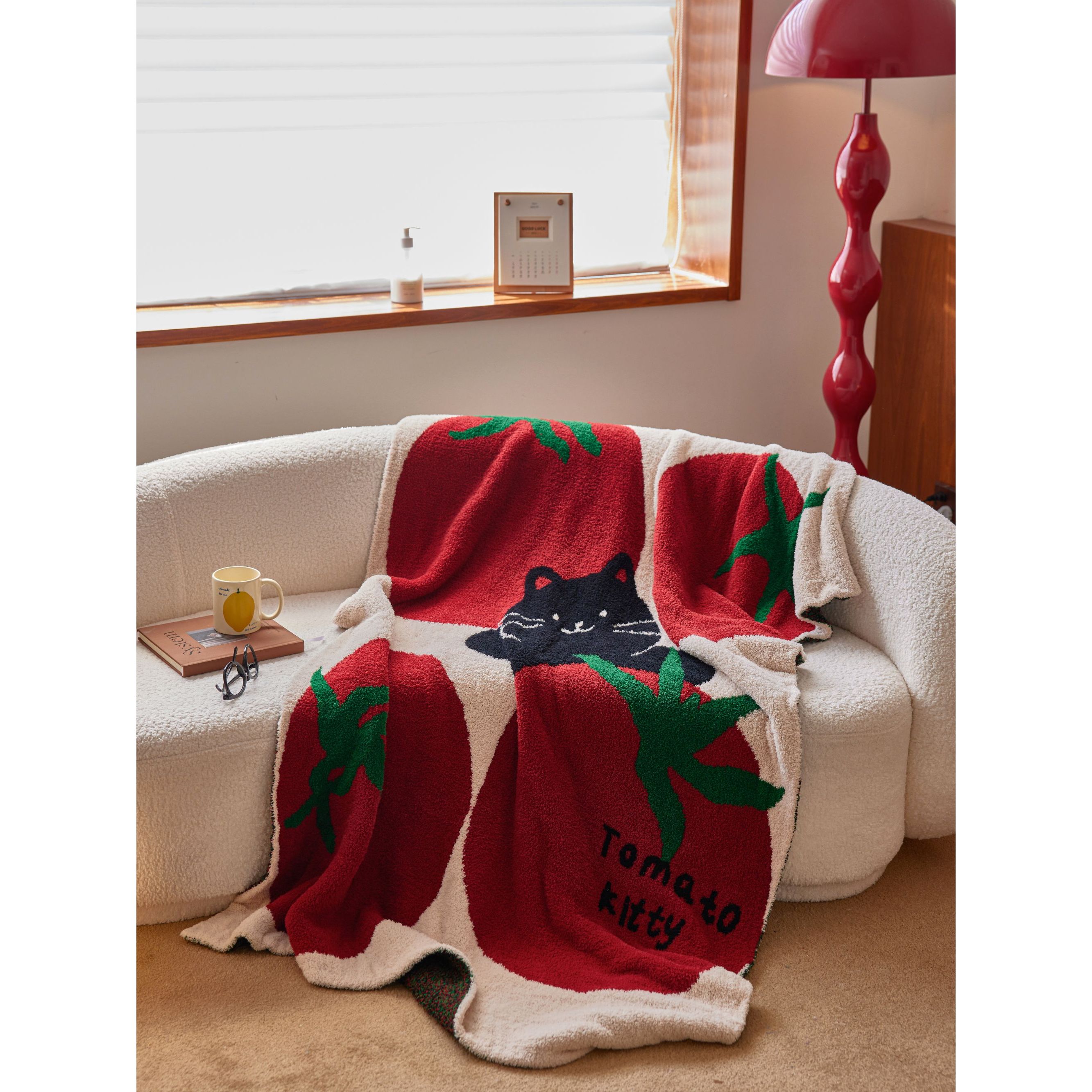 【MJ】多功能针织半边绒盖毯午睡毛毯沙发毯子酒店民宿装饰毯