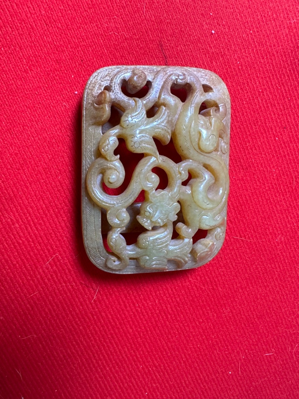 和田白玉的皮带扣