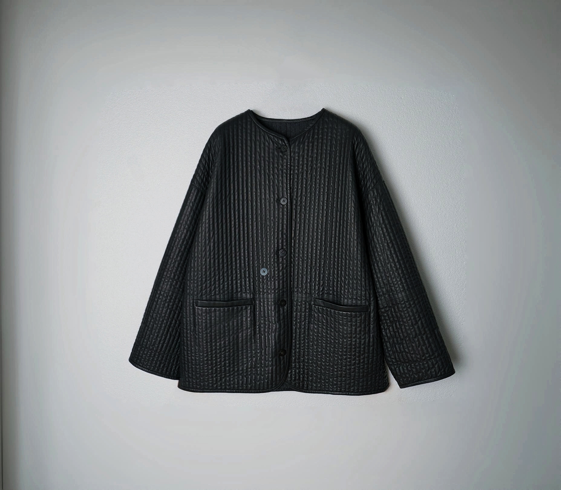 皮衣常规袖长袖时尚口袋常规款韩版朋克风夹克棉百搭宽松黑色5502