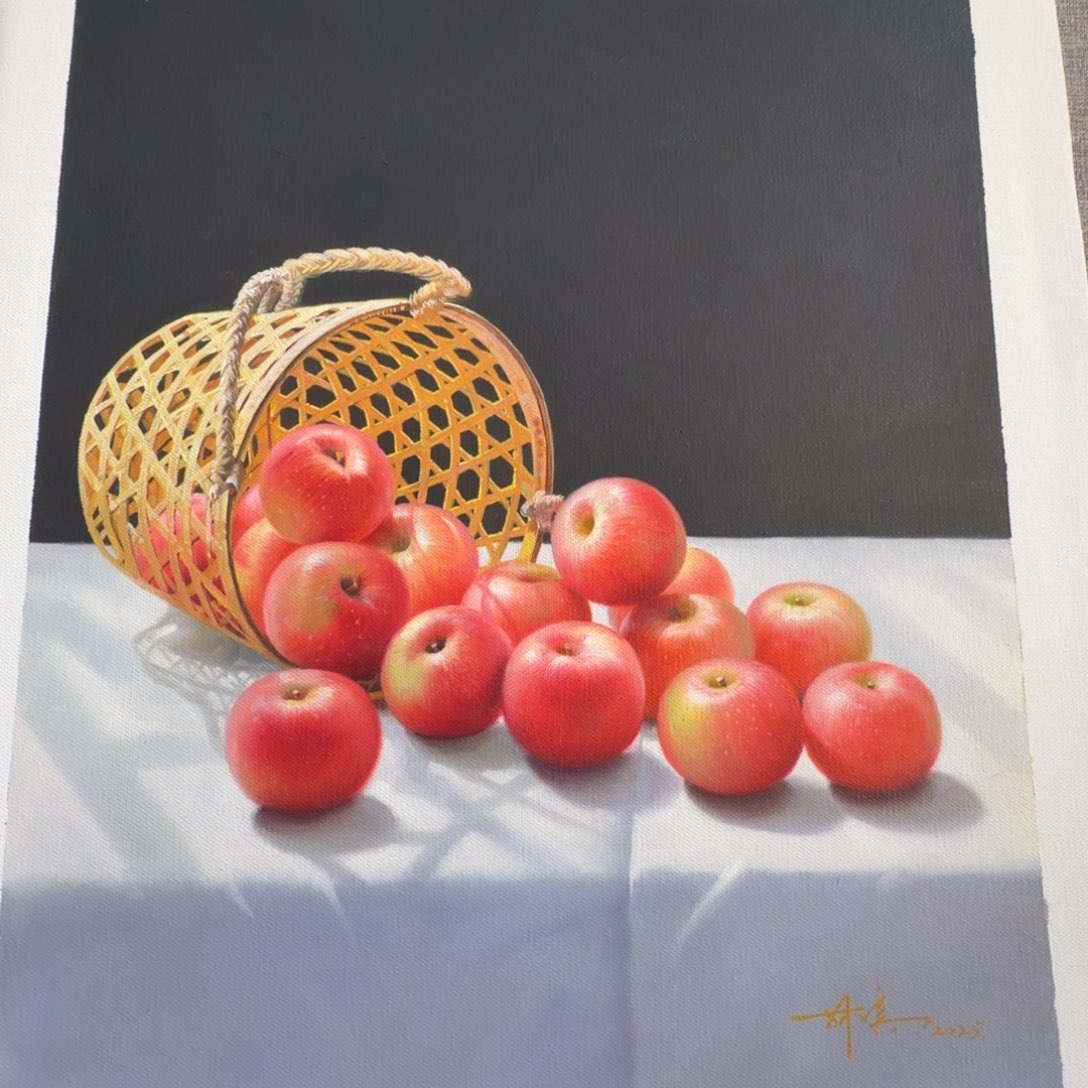 油画加油加油努力加油努力