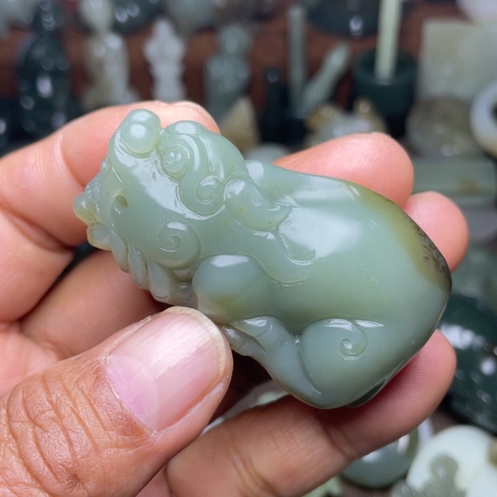 和田玉手把未镶嵌