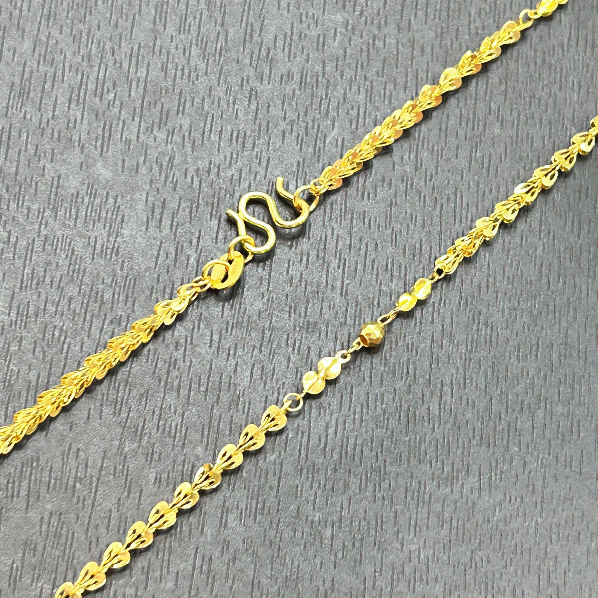 【木子专享】足金999投资金攒黄金凤尾间蹦迪ZBHJX229克重多退少补