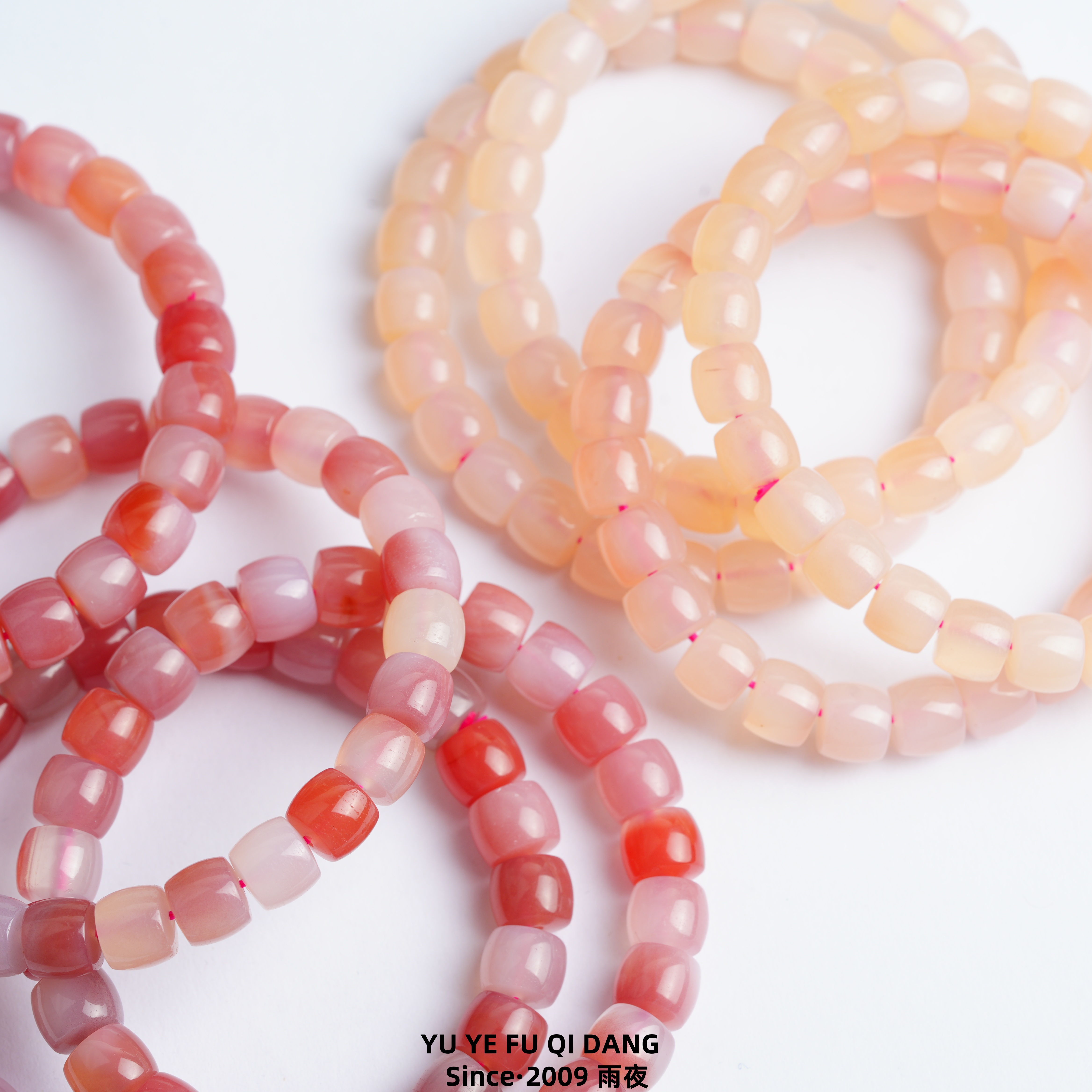 粉糯！猛男粉~爱意绵绵~天然巴西满爆红砂玛瑙原矿无优化