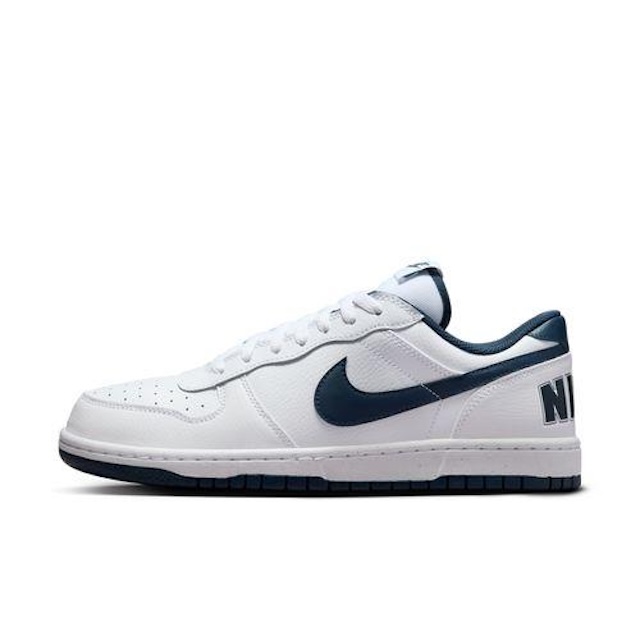NIKE/耐克男子白蓝 BIG NIKE LOW复古休闲低帮滑板鞋 355152-140