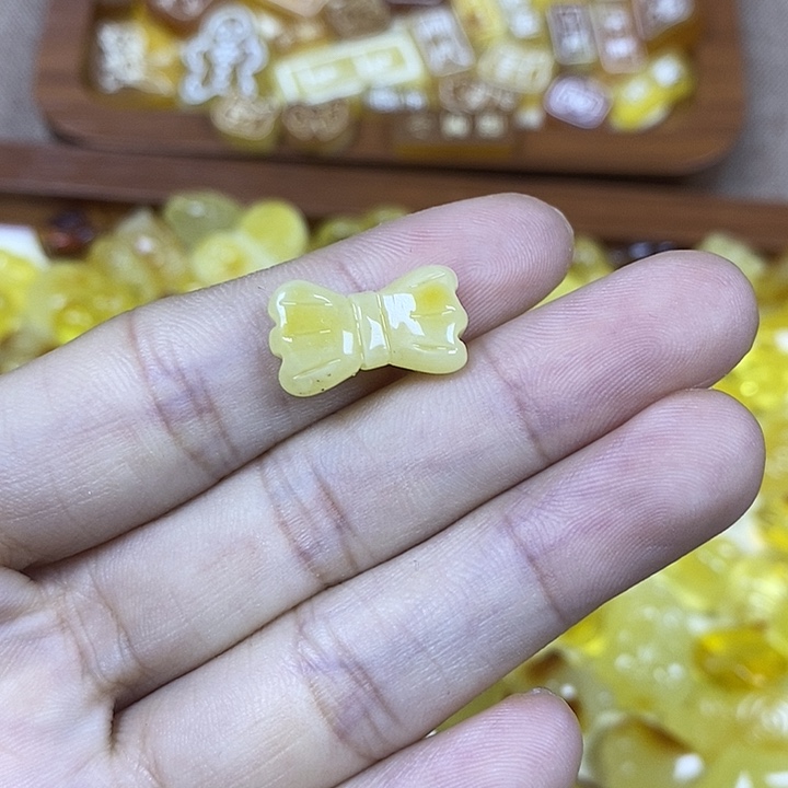 吊坠橄榄核蝴蝶结19