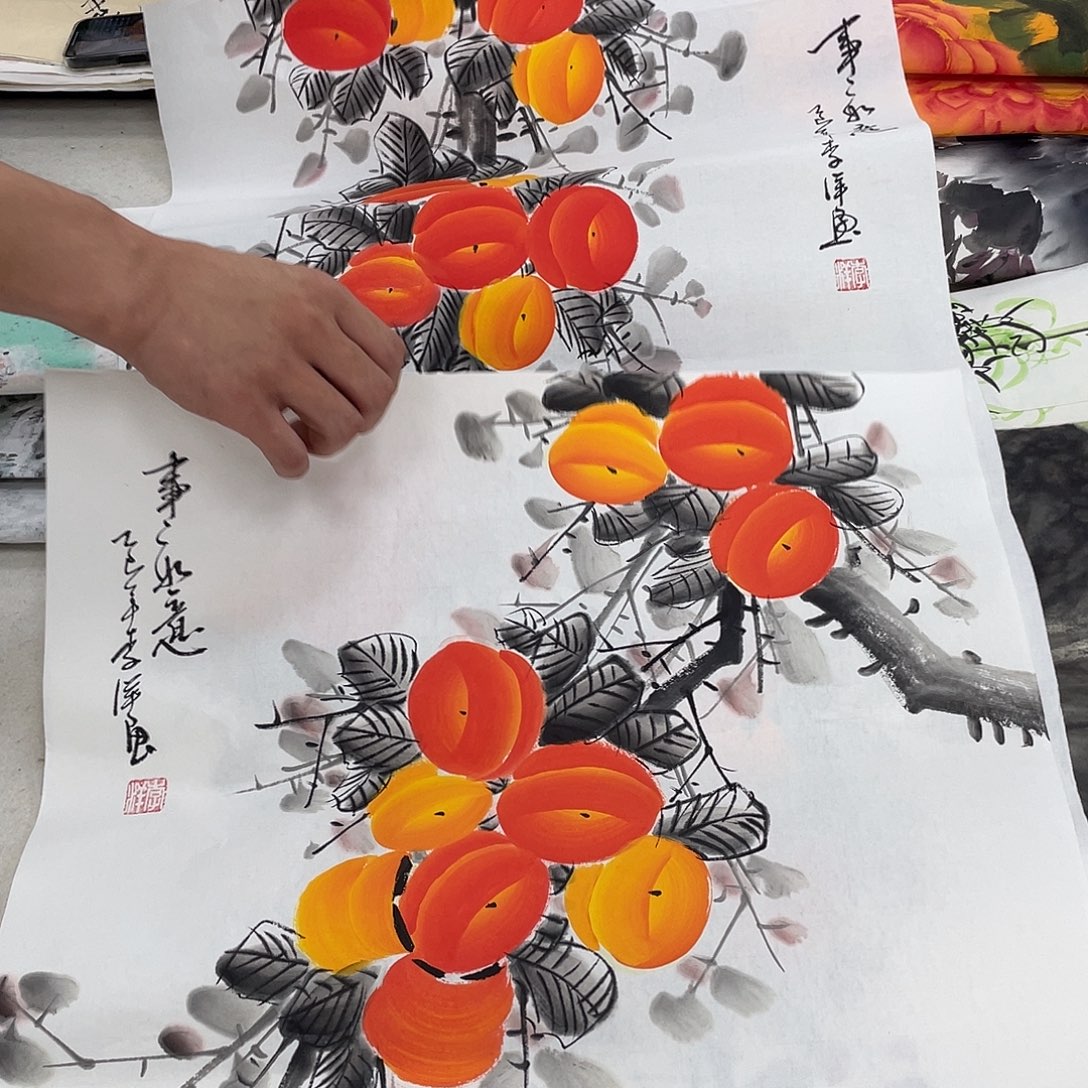 国画纯手绘字画宣纸