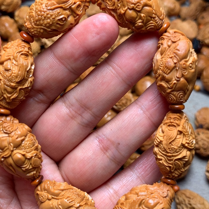 橄榄核手串/手链头一次