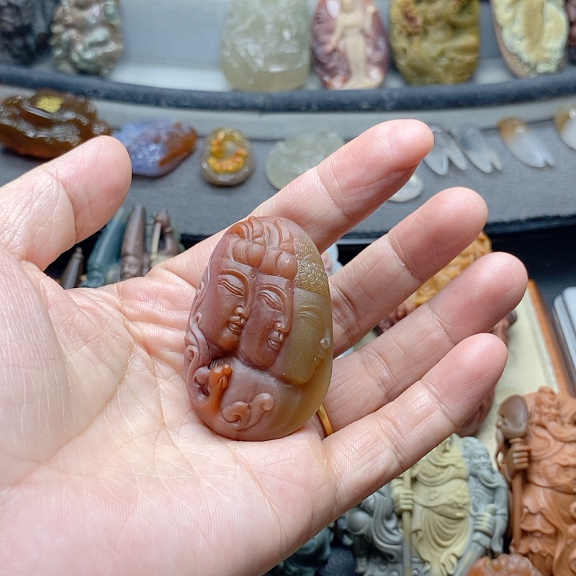 【闪购商品】定制石英质玉吊坠未镶嵌