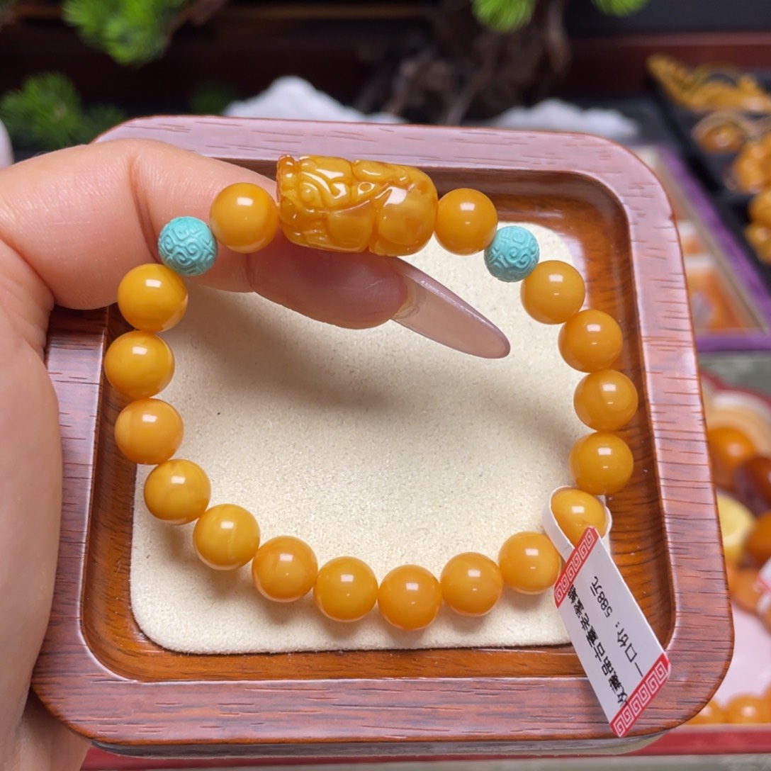 蜜蜡手链未镶嵌手串