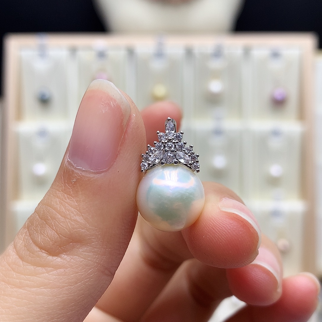 颈饰淡水珍珠合金