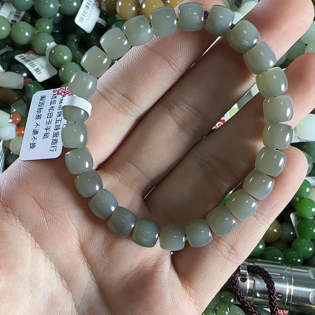 和田玉手链未镶嵌271
